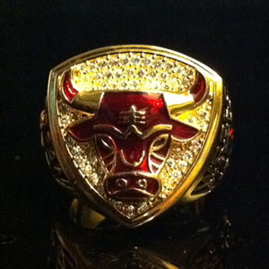  1993 NBA Chicago Bulls Michael Jordan Championship rings replica 18K
