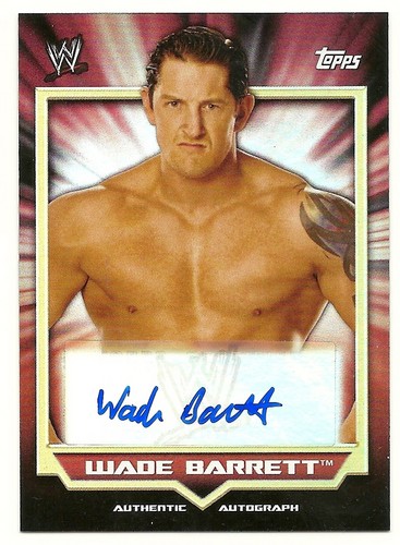  2011 Topps Classic WWE Autograph #15 Wade Barrett