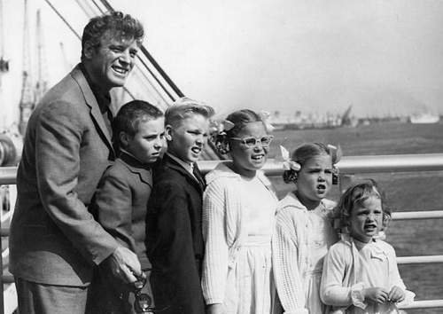  Burt Lancaster & his children