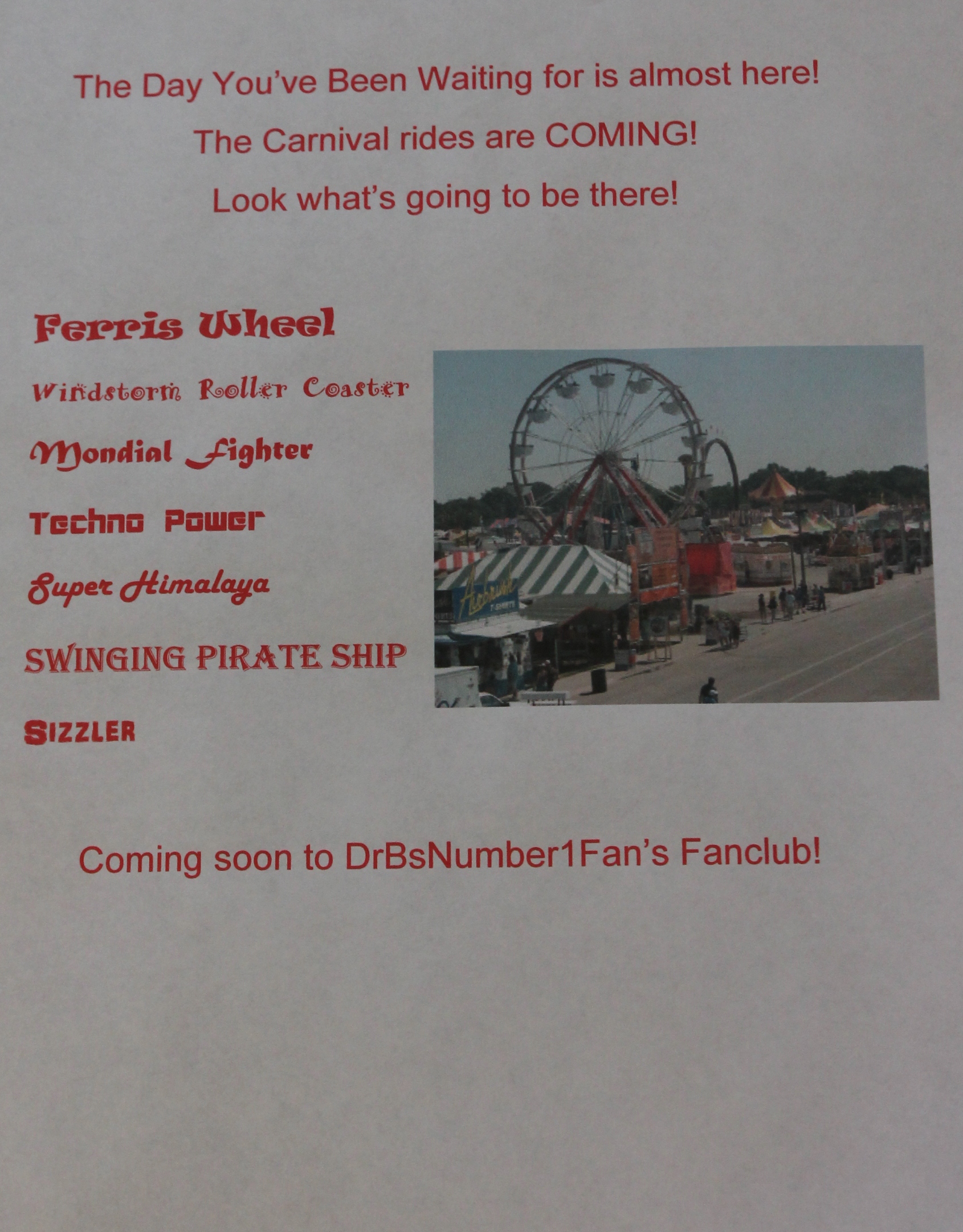 Come to my Carnival!