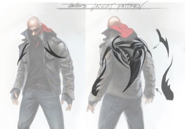  Concept art; Heller's jacket.
