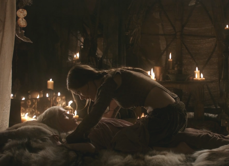 Daenerys and Doreah.