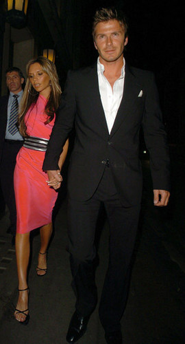  David and Victoria Beckham
