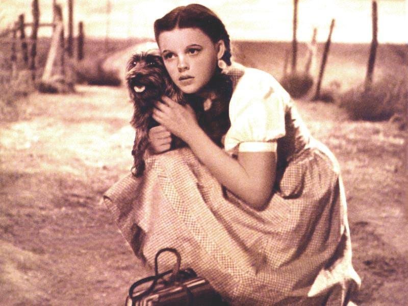 Dorothy and dear Toto.
