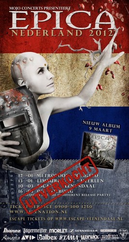  Epica 2012 "Requiem for the Indifferent" (World Tour) : Posters