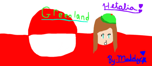  Greenland 黑塔利亚 yes I drew this!!