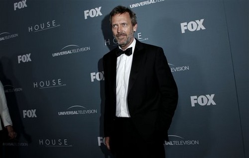  Hugh Laurie inpakken, wrap Party - April 20, 2012