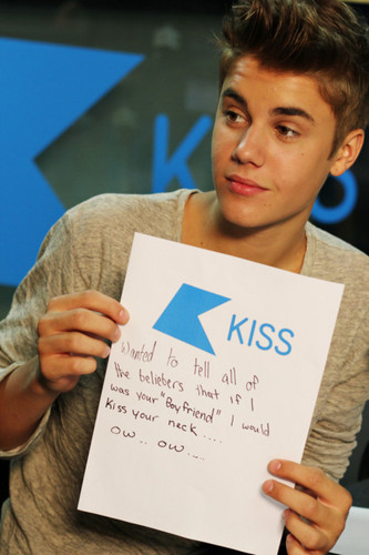  Justin at Kiss FM