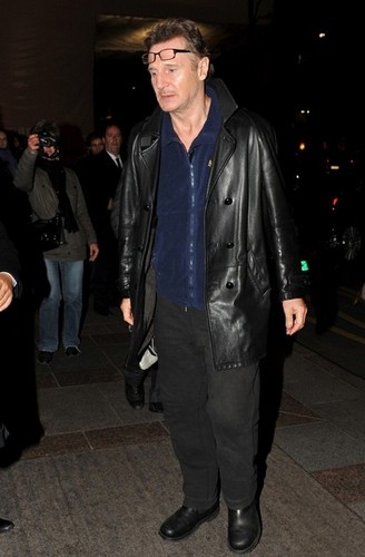  Liam Neeson Out in Paris