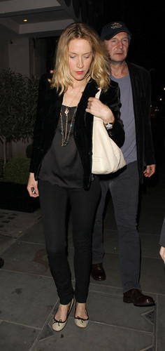  Liam Neeson and New Girlfriend Freya St. Johnston Out in Londra