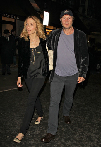  Liam Neeson and New Girlfriend Freya St. Johnston Out in 런던