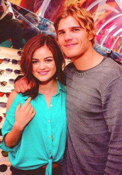  Lucy and Chris at the Chilli Beans Sunglasses L.A. (18.04.12)