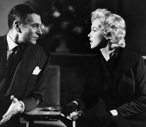  Marilyn Monroe and Laurence Olivier (The Prince and the Showgirl)