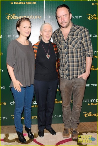 Natalie Portman: 'Chimpanzee' Screening with Jane Goodall!
