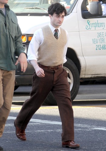  On the set of «Kill Your Darlings» - April 17, 2012
