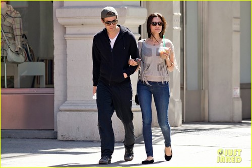 Paul Wesley: NYC Stroll with Torrey DeVitto!