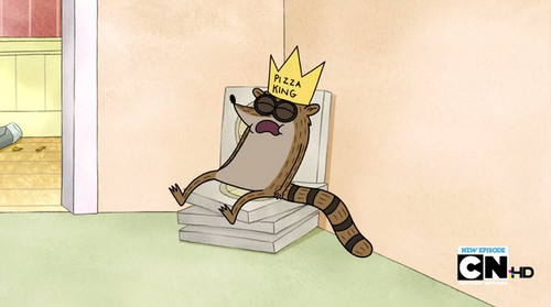  Rigby the pizza, bánh pizza King