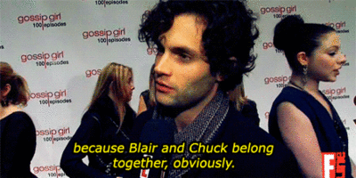  SEE? Even Penn wants Chuck and Blair together.