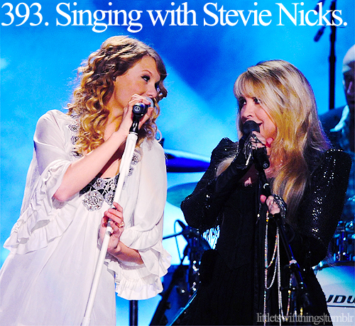  Taylor with Stevie Nicks!
