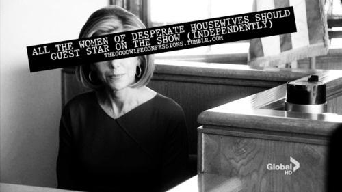  The Good Wife Confessions!
