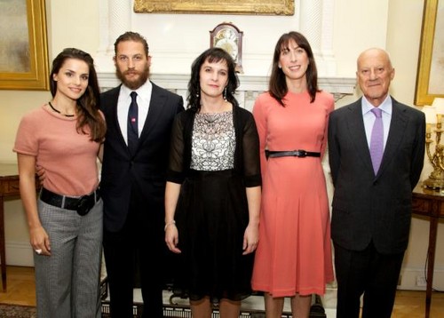  Tom & charlotte at a reception at 10 Downing rua yesterday (19th Apr 2012) 25th Anniversary