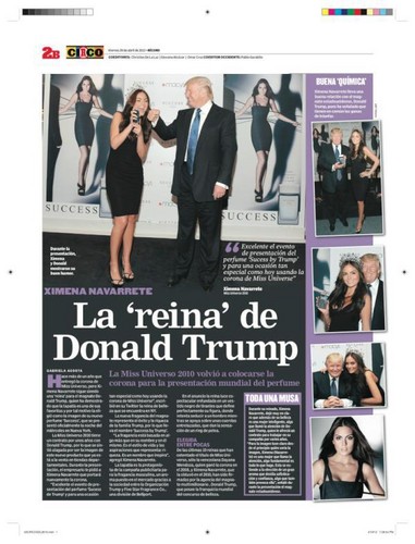  Ximena Navarrete and Trump