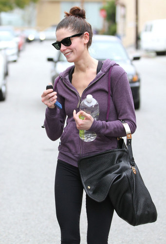 Ashley Greene Leaving A Gym In Studio City