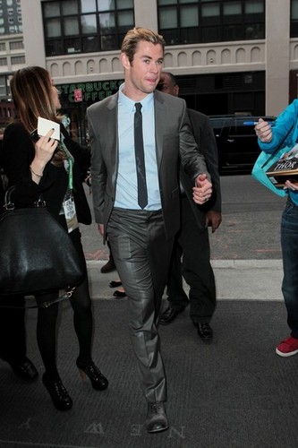  Chris Hemsworth in New York