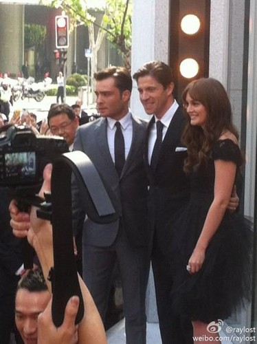  ED WESTWICK & LEIGHTON MEESTER in SHANGHAI for HARRY WINSTON