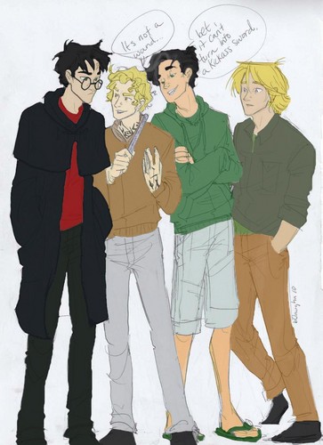  Harry, Jace, Percy, and Peeta