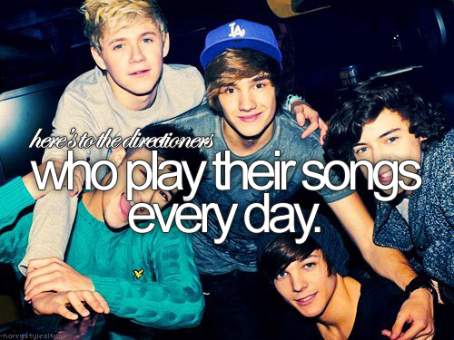  Here's to the Directioners ♥