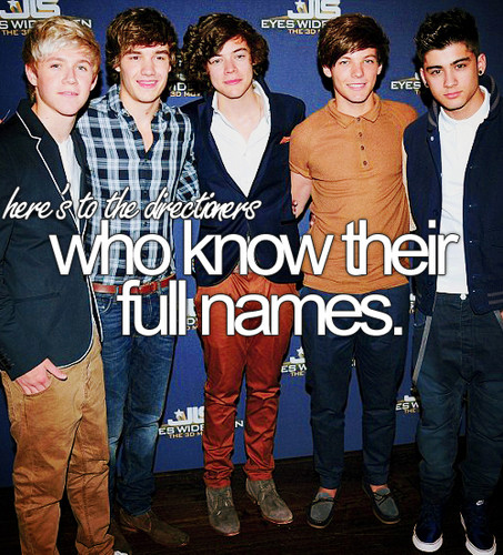  Here's to the Directioners ♥
