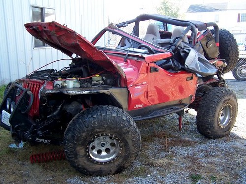  Jeep TJ carnage