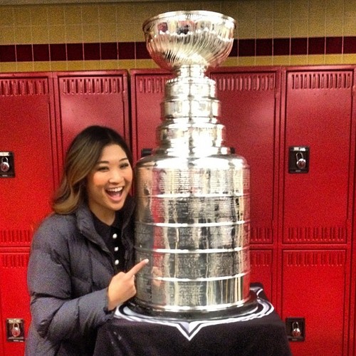  Jenna with Stanley Cup