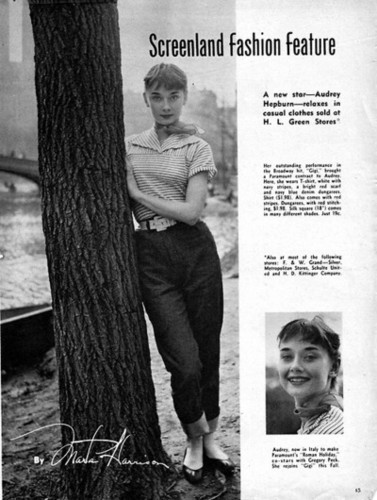  Mel Ferrer and Audrey Hepburn Magazine artikulo