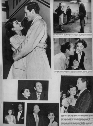  Mel Ferrer and Audrey Hepburn Magazine 記事