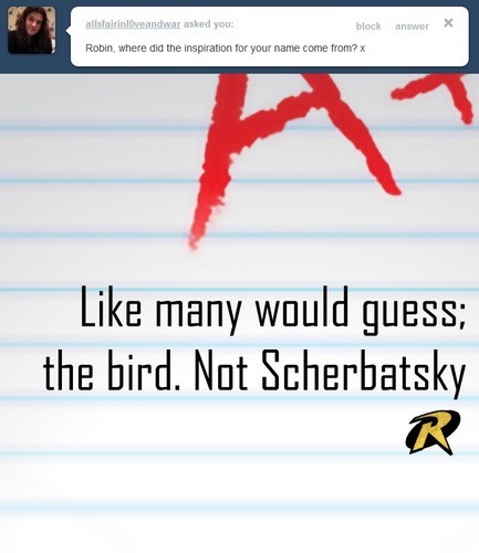  Not Scherbatsky.....