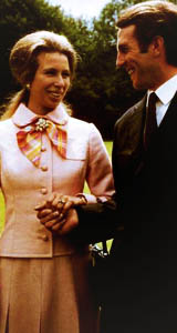 Princess Anne and Mark Phillips engagement announcement