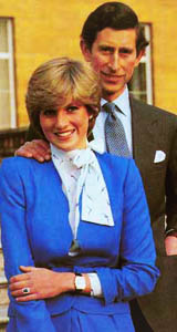 Princess Diana and Prince Charles engagement announcement