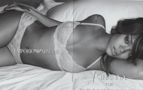  Rihanna - Armani Collection Catalogue 2012