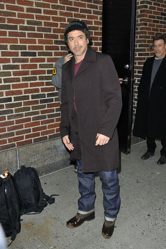  Robert Downey Jr. Visits 'Letterman'