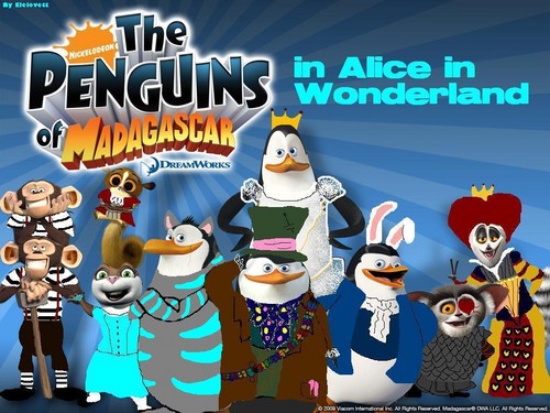  The Penguins in Alice in Wonderland