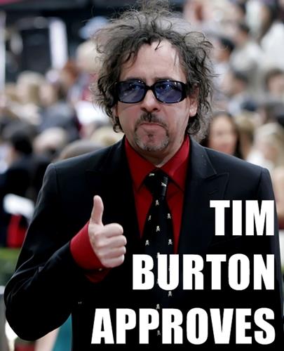  Tim 버튼, burton Approves.
