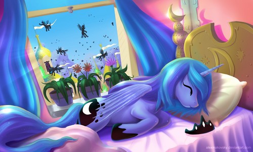  What princess Luna was doing all दिन