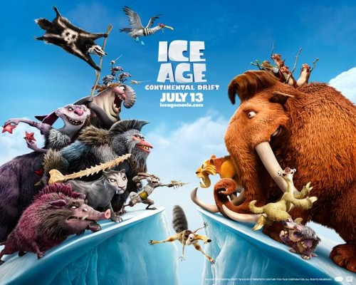  ice age 4 continental drift poster