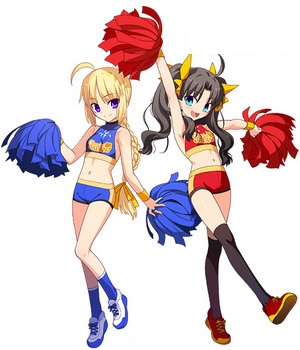  me and Zuki in cheerleader outfits~