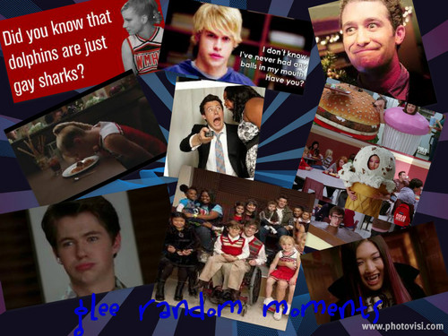  random Glee moments!