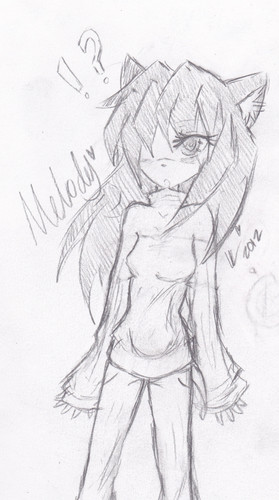  (At sketch w/ Phoenix) ~Melody The Hedgehog~