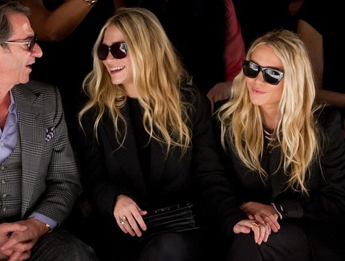  Mary-Kate & Ashley - Attend the J.Mendal Fall 2012 fashion show, February 15, 2012