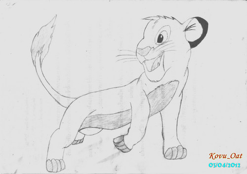 2nd Fanart Simba cub
